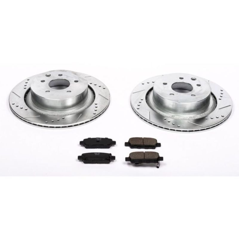 Power Stop 07-08 Infiniti G35 Rear Z23 Evolution Sport Brake Kit Brake Kits - Performance D&S PowerStop