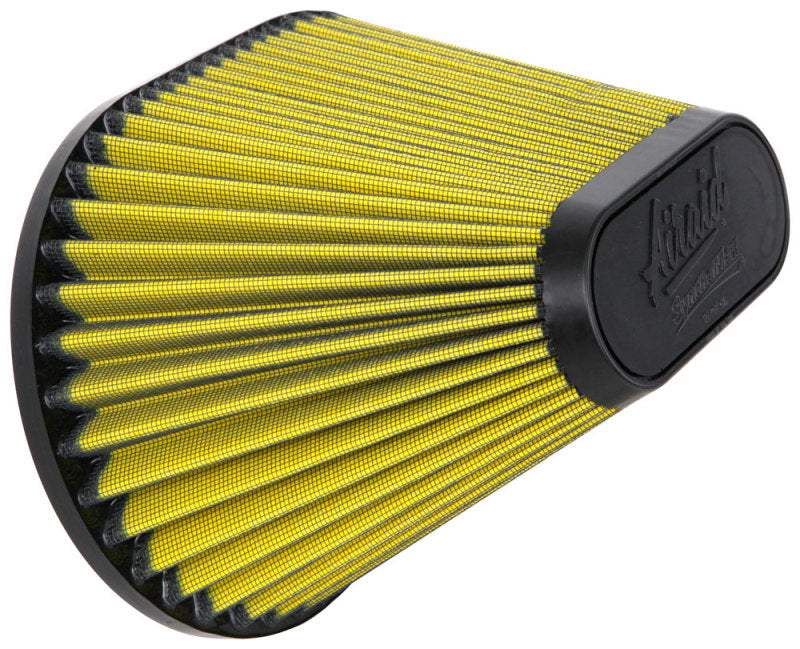 Airaid Universal Air Filter - Cone 6in F x 10-1/4x7-1/4in B x 5-1/2x2-1/2in T x 6-1/2in H -Synthamax Air Filters - Universal Fit Airaid