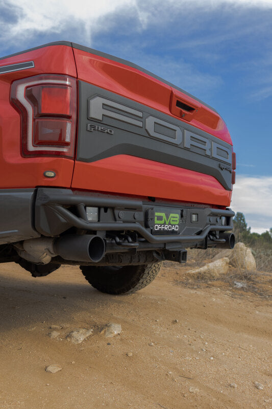DV8 Offroad 2017-2020 Ford F-150 Raptor Tube Rear Bumper Bumpers - Steel DV8 Offroad