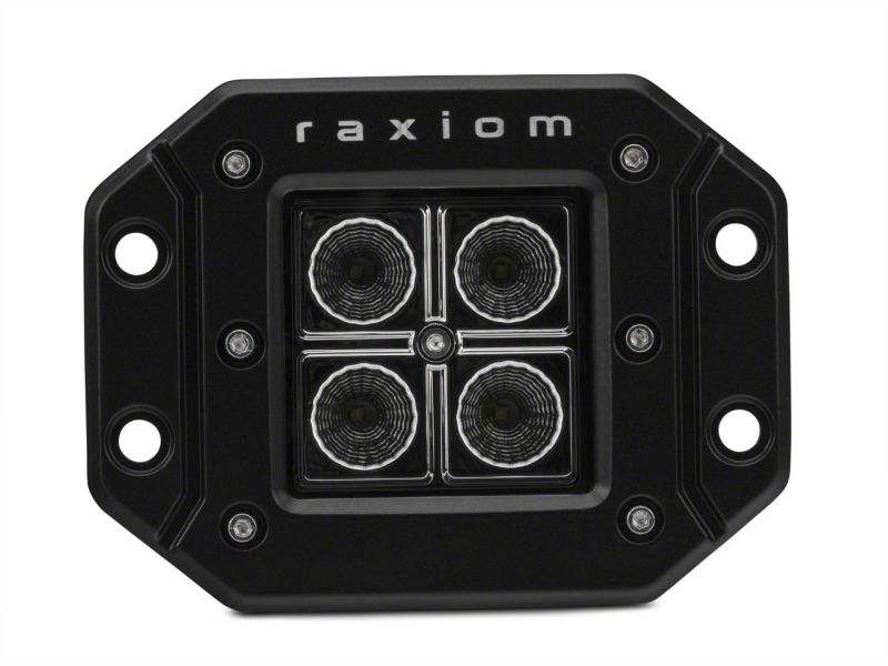 Raxiom 3-In Flush Mount 4-LED Off Road Light Flood Beam Universal (Some Adaptation May Be Required) Light Bars & Cubes Raxiom