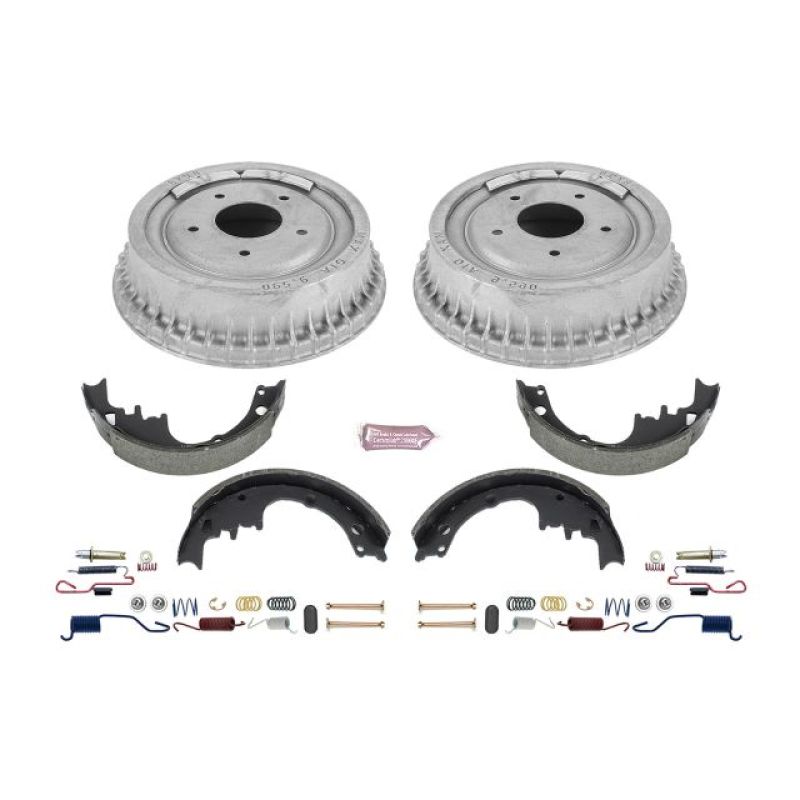 Power Stop 73-74 Buick Apollo Rear Autospecialty Drum Kit Brake Drums PowerStop