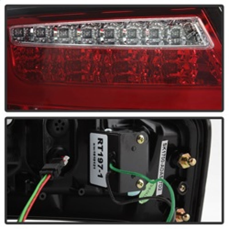 Spyder 08-12 Audi A5 LED Tail Lights - Red Clear ALT-YD-AA508V2-LED-RC Tail Lights SPYDER