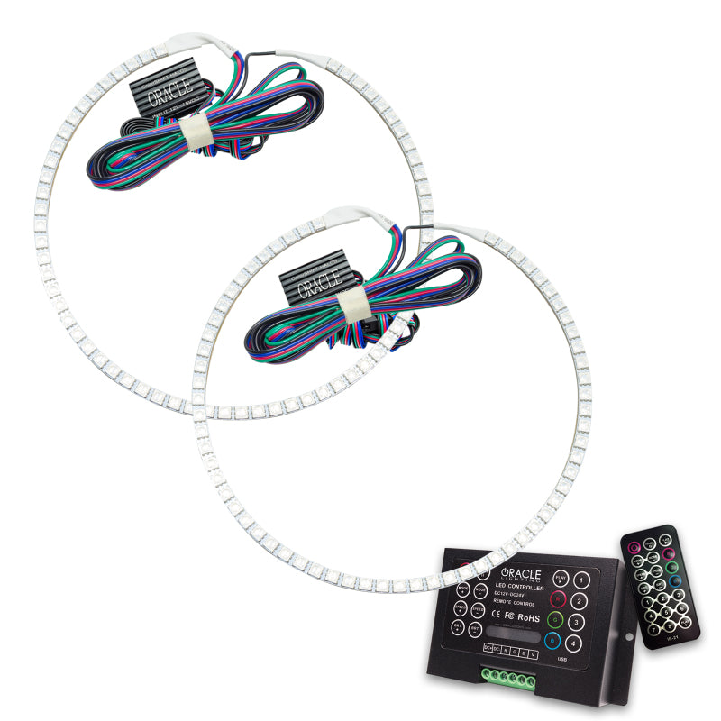 Oracle Ford Mustang 13-14 Halo Kit - ColorSHIFT w/ 2.0 Controller Headlights ORACLE Lighting