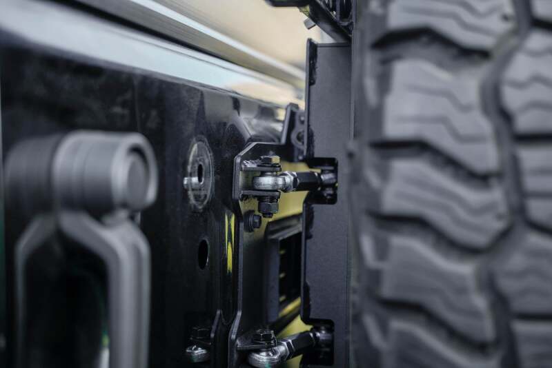 DV8 07-18 Jeep Wrangler (JK) Tire Carrier for MTO Bumper Chase Racks DV8 Offroad