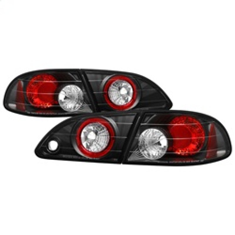 Spyder Toyota Corolla 98-02 Euro Style Tail Lights Black ALT-YD-TC98-BK Tail Lights SPYDER