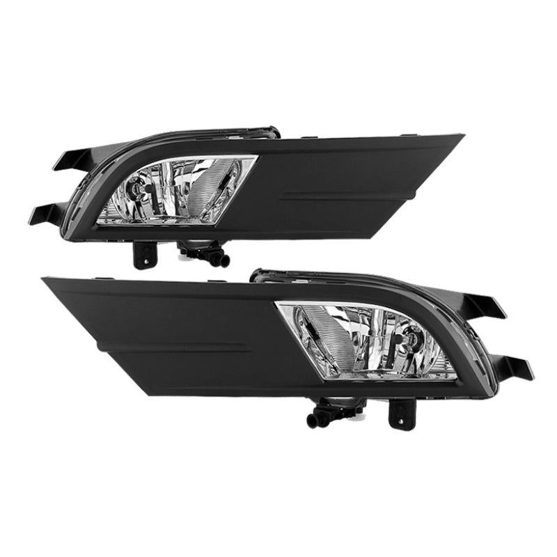 Spyder Volkswagen Jetta MK6 2015-2016 Sedan 4Dr only OEM Style Fog Lights w/Switch Clear FL-VJ2015-C Fog Lights SPYDER