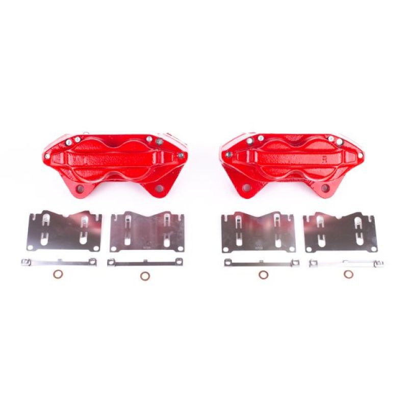 Power Stop 98-02 Lexus LX470 Front Red Calipers w/o Brackets - Pair Brake Calipers - Perf PowerStop