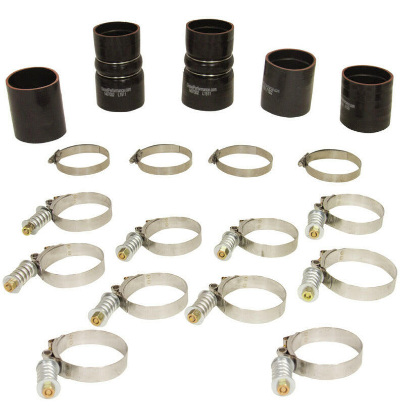 BD Diesel Intercooler Hose & Clamp Kit - 1999-2003 Ford 7.3L PowerStroke Intercooler Pipe Kits BD Diesel