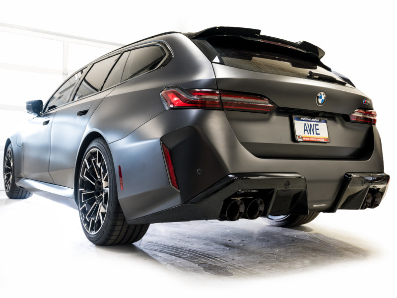 AWE Tuning BMW G90/G99 M5 Track Edition Cat-Back Exhaust - Diamond Black Tips Catback AWE Tuning