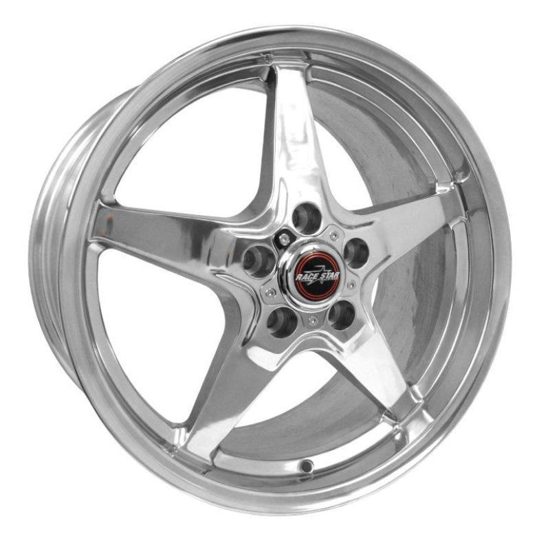 Race Star 92 Drag Star 18x10.50 5x4.75bc 7.00bs Direct Drill Polished Wheel Wheels - Cast Race Star