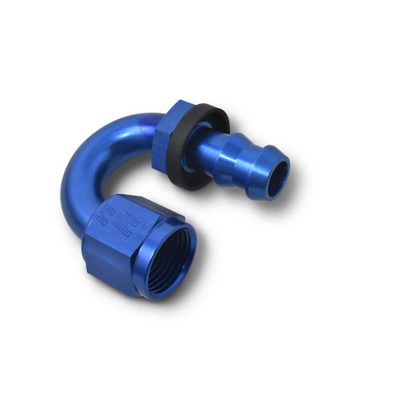 Russell Performance -8 AN Twist-Lok 180 Degree Hose End (3/4in Radius) Fittings Russell