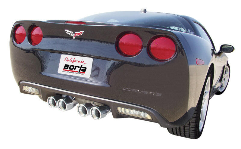 Borla 05-08 Chevy Corvette Coupe/Conv 6.0L/8cyl 6.2L/8cyl 6spd AT/MT RWD X Pipe X Pipes Borla