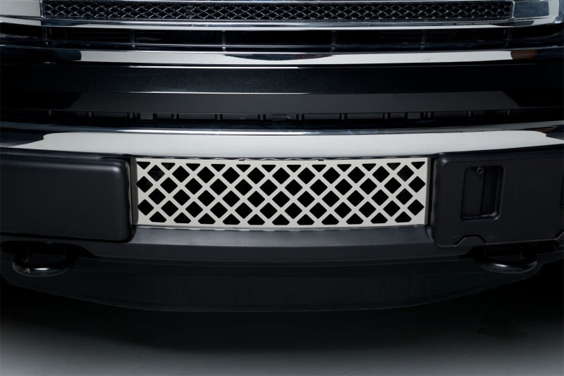 Putco 11-14 Ford F-150 - EcoBoost Grille - Stainless Steel - Diamond Design Bumper Grille Inserts Grilles Putco