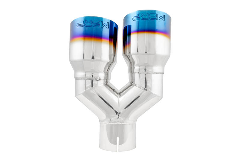 MBRP Universal T304 SS Dual Burnt End Tip 3.5in OD/2.5in Inlet Tips MBRP