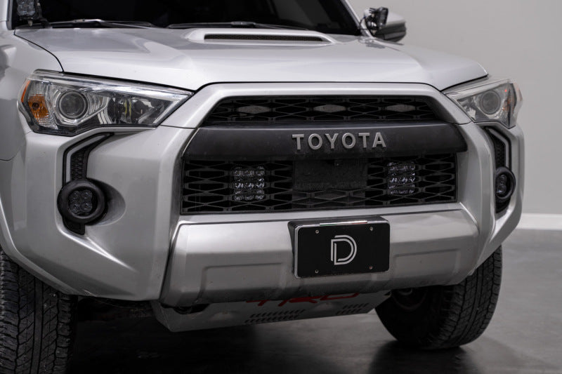 Diode Dynamics 14-23 Toyota 4Runner SS5 Stealth Grille LED 2-Pod Kit Sport - White Driving Light Accessories and Wiring Diode Dynamics