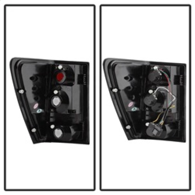 Spyder Jeep Grand Cherokee 05-06 Euro Style Tail Lights Smoke ALT-YD-JGC05-SM Tail Lights SPYDER