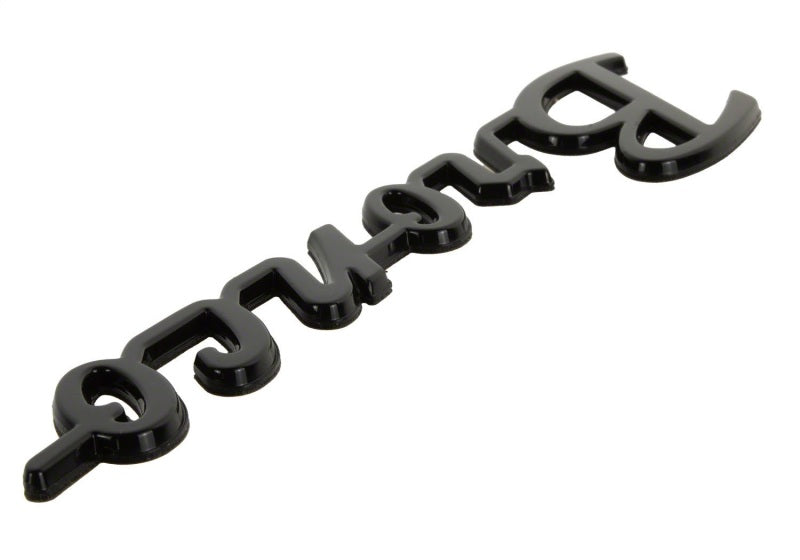 Ford Racing 21-24 Bronco Classic Script Fender Badge Kit - Gloss Black Other Body Components Ford Racing