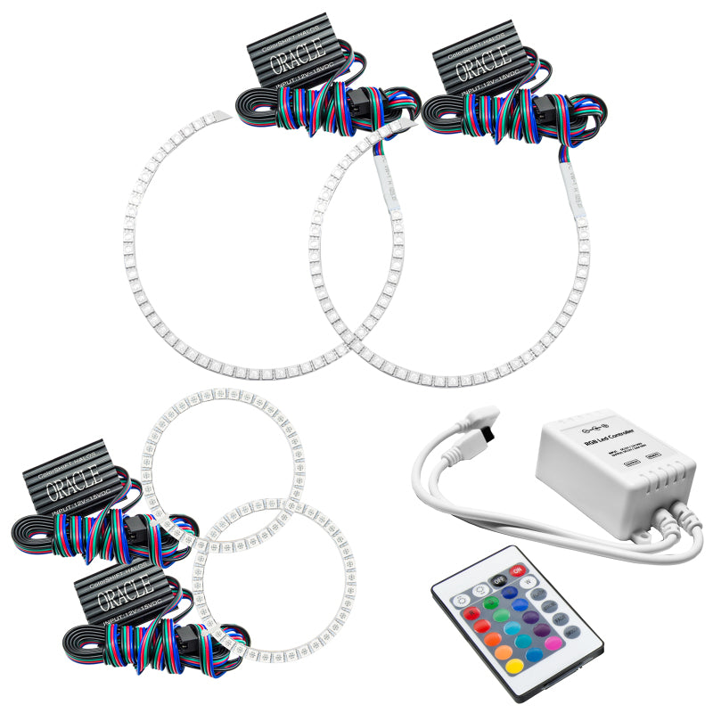 Oracle Mini Cooper Countryman 11-15 Halo Kit - ColorSHIFT w/ Simple Controller Headlights ORACLE Lighting