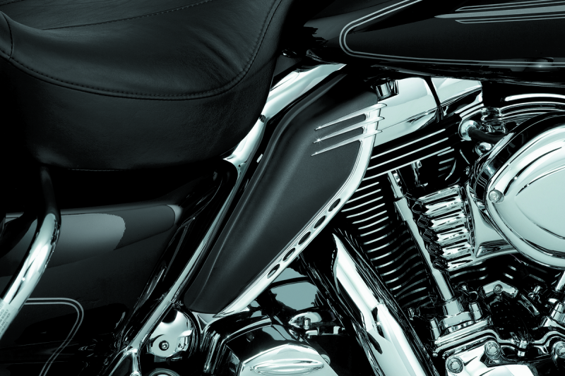 Kuryakyn Mid Frame Air Deflector Accent For H-D 58002-09 Seats Kuryakyn