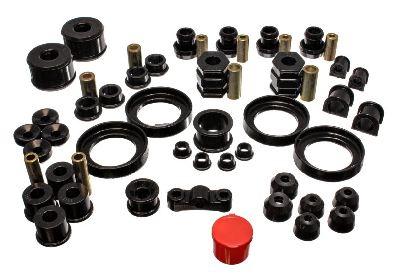 Energy Suspension 99-00 Honda Civic Si Black Hyper-Flex Master Bushing Set Bushings - Full Vehicle Kits Energy Suspension