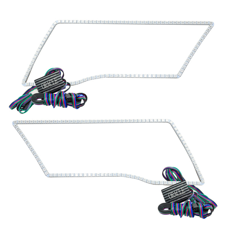 Oracle Dodge Ram Sport 09-18 LED Headlight Halo Kit - ColorSHIFT w/ 2.0 Controller Headlights ORACLE Lighting