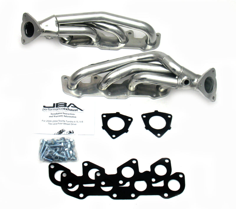 JBA 00-04 Toyota 4.7L V8 1-1/2in Primary Silver Ctd Cat4Ward Header Headers & Manifolds JBA