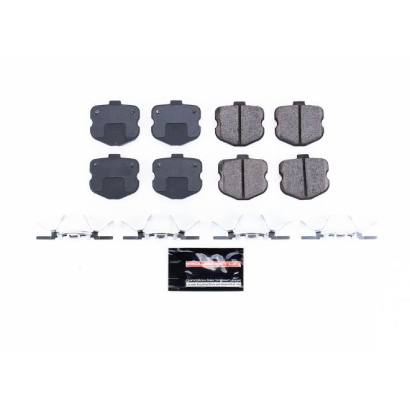 Power Stop 06-13 Chevrolet Corvette Rear Z23 Evolution Sport Brake Pads w/Hardware Brake Pads - Performance PowerStop