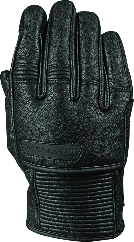 Speed and Strength Off the Chain Leather Gloves Black - XL Gloves Speed and Strength