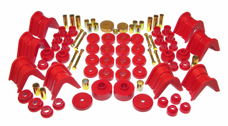 Prothane 66-77 Ford Bronco Total Kit - Red Bushings - Full Vehicle Kits Prothane