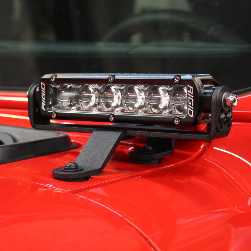 Go Rhino 18-20 Jeep Wrangler JL/JLU/Gladiator JT Light Mount - Two 6in Single Tow Light Mounts Go Rhino