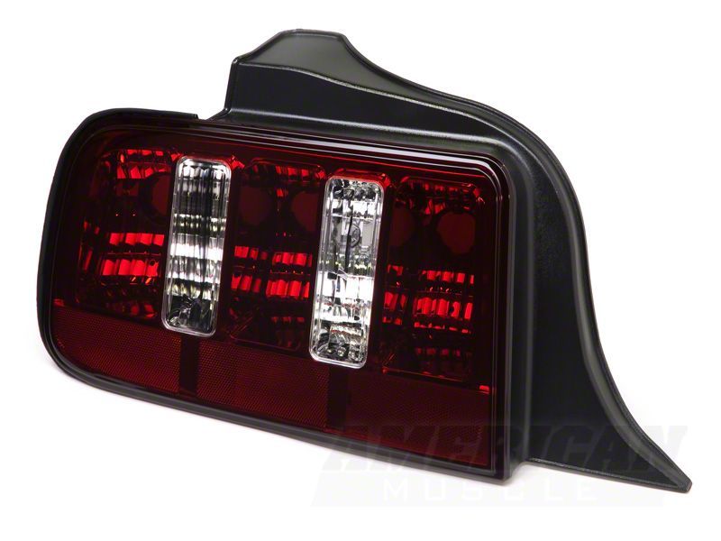 Raxiom 05-09 Ford Mustang Coyote Tail Lights- Blk Housing (Smoked Lens) Tail Lights Raxiom