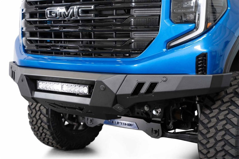 ADD 2022+ GMC 1500 Black Label Front Bumper Bumpers - Steel Addictive Desert Designs