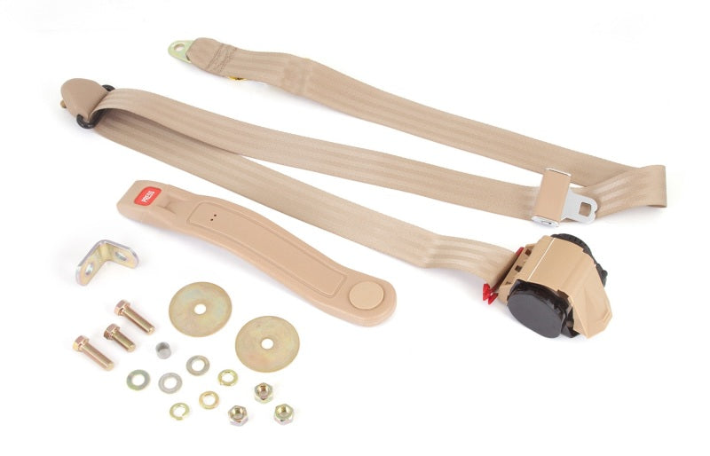 Omix 3-Point Seatbelt Tan 76-83 CJ5 & 87-95(YJ) Seat Belts & Harnesses OMIX