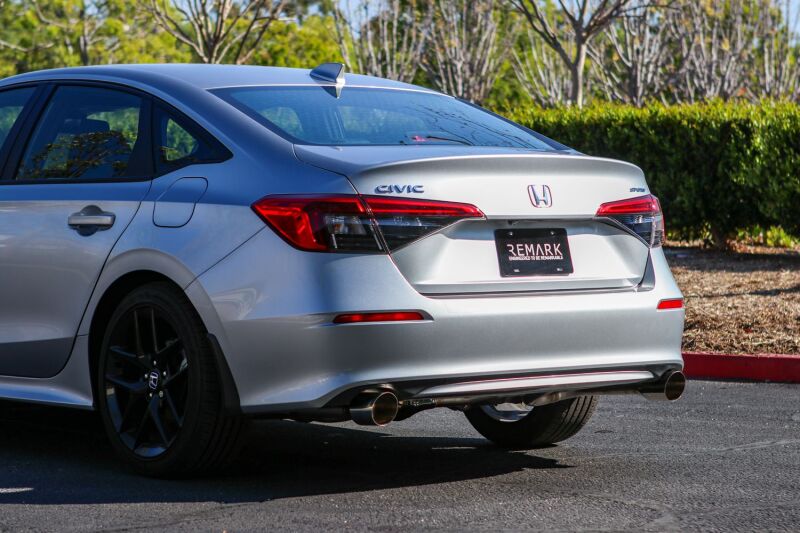 Remark 2022+ Honda Civic Sport Sedan (FE2) Catback Exhaust - Dual Stainless Steel Tips Catback Remark
