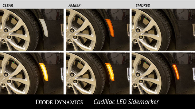 Diode Dynamics 14-19 Cadillac ATS Cadillac ATS LED Sidemarkers (Pair) - Amber Light Accessories and Wiring Diode Dynamics
