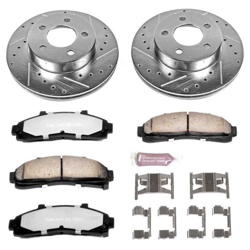 Power Stop 95-01 Ford Explorer Front Z36 Truck & Tow Brake Kit Brake Kits - Performance D&S PowerStop