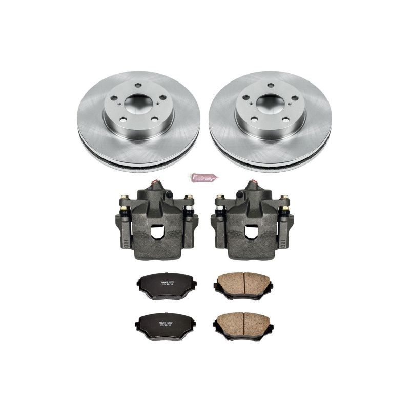 Power Stop 01-05 Toyota RAV4 Front Autospecialty Brake Kit w/Calipers Brake Kits - OE PowerStop