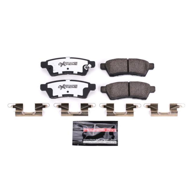 Power Stop 05-19 Nissan Frontier Rear Z36 Truck & Tow Brake Pads w/Hardware Brake Pads - Performance PowerStop