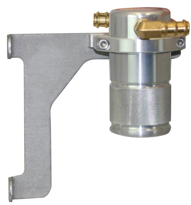 Moroso 12-18 Jeep 3.6L JK Air/Oil Separator Catch Can - Small Body - Billet Aluminum Oil Catch Cans Moroso