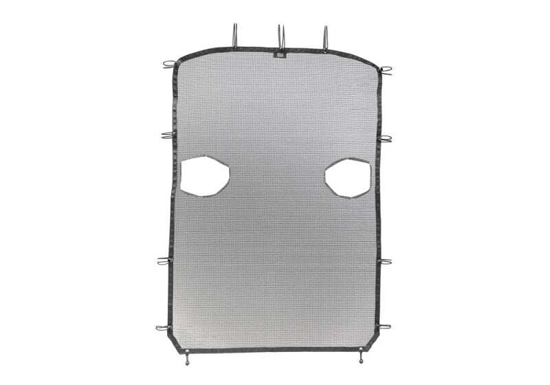 Rampage 2018-2019 Jeep Wrangler(JL) Unlimited Sport 4-Door Mesh Shade Top - Extended - Black Soft Tops Rampage