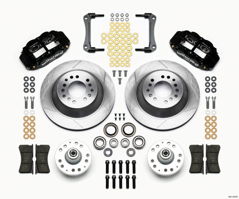 Wilwood Narrow Superlite 6R Front Hub & 1PC Rtr Kit 12.88in 70-78 Camaro Big Brake Kits Wilwood