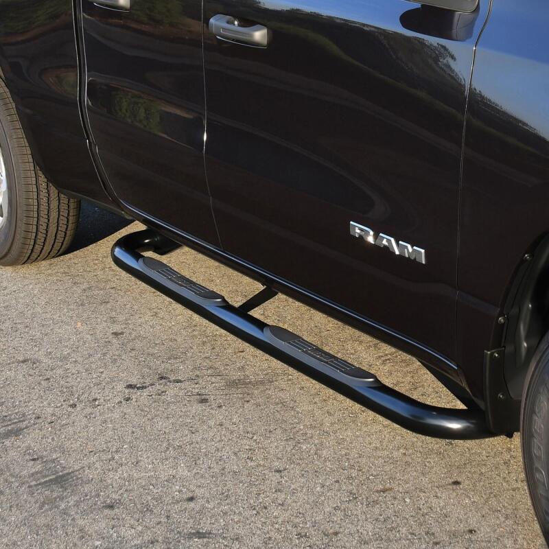 Westin 19-20 Ram 1500 Crew Cab E-Series 3 Nerf Step Bars - Black Nerf Bars Westin