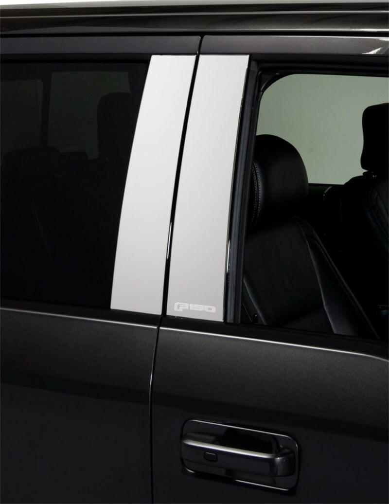 Putco 15-20 Ford F-150 SuperCrew / SuperCab - w/o Keypad SS Pillar Posts Classic Exterior Trim Putco