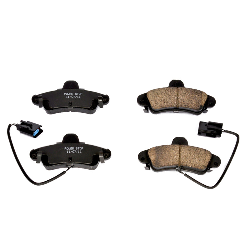 Power Stop 00-02 Mercury Cougar Rear Z16 Evo Ceramic Brake Pad Brake Pads - OE PowerStop