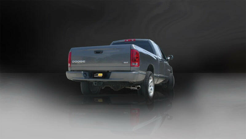 Corsa 2004-2005 -05 Dodge Ram Quad Cab/Short Bed 1500 4.7L V8 Polished Sport Cat-Back Exhaust Catback CORSA Performance
