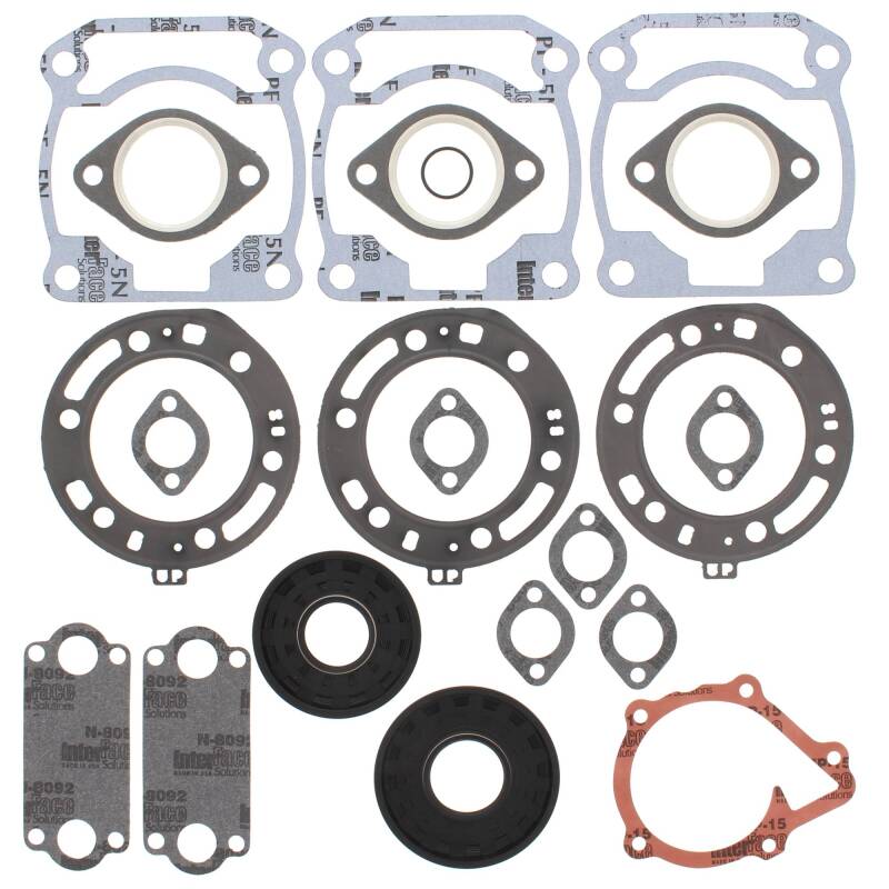 Vertex Gaskets 97-98 Polaris Storm Complete Gasket Kit w/ Oil Seals Engine Hardware Vertex Pistons