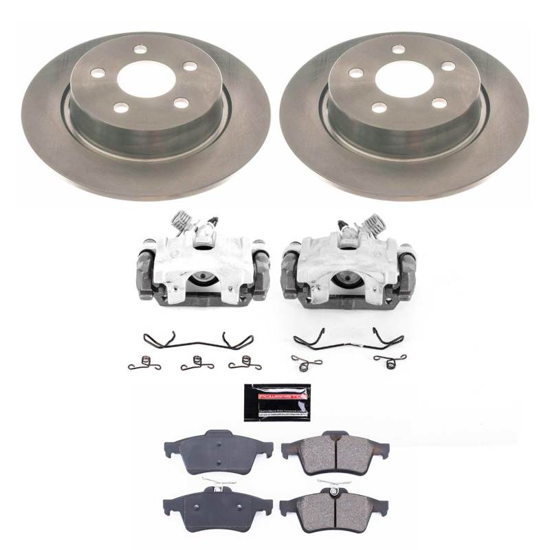 Power Stop 2020 Ford Transit Connect Rear Autospecialty Brake Kit w/Calipers Brake Kits - OE PowerStop