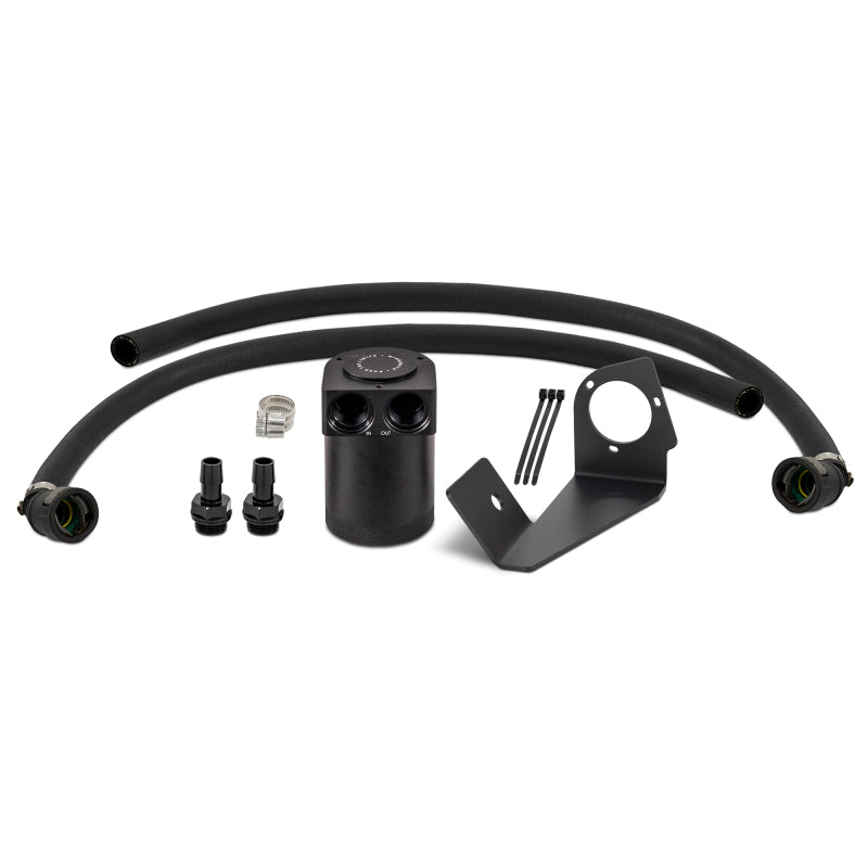 Mishimoto 2025+ RAM 1500 3.0L Hurricane Baffled Oil Catch Can Kit - Black Oil Catch Cans Mishimoto