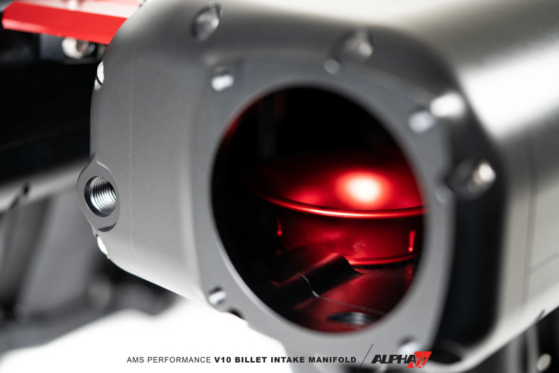 AMS Performance V10 Audi R8 / Lamborghini Huracan / Performante Billet Intake Manifold - CLR Anodize Intake Manifolds AMS