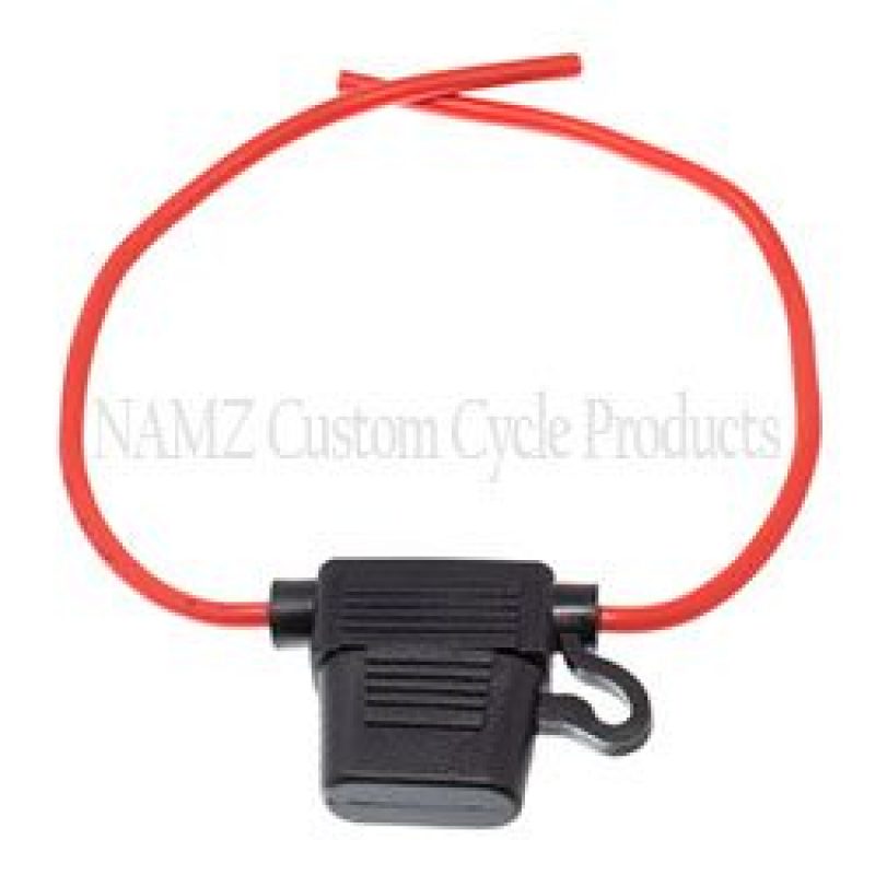 NAMZ Sealed ATO Fuse Holder 14g Wire (Fits ATO Fuses Up to 40 AMP) Relays NAMZ